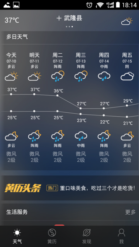 冲冲村最新天气预报