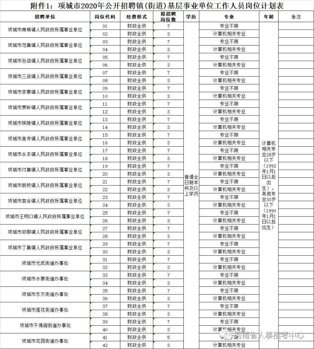 郾城区统计局最新招聘信息概览